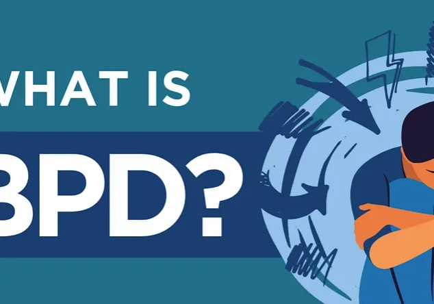 Illustration "What is BPD?" with distressed figure